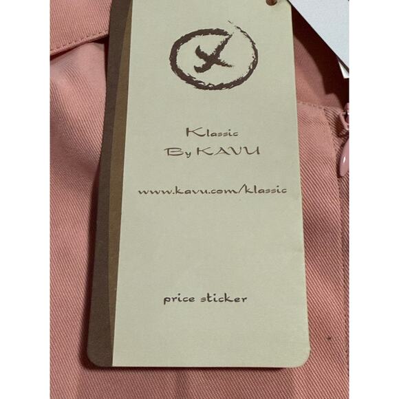 NWT Kavu Sleeveless Top Full Zip Zippidy Do Da Womens Large Blush Pink Tencel - Picture 2 of 10